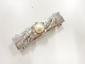 アンティーク　パール帯留め